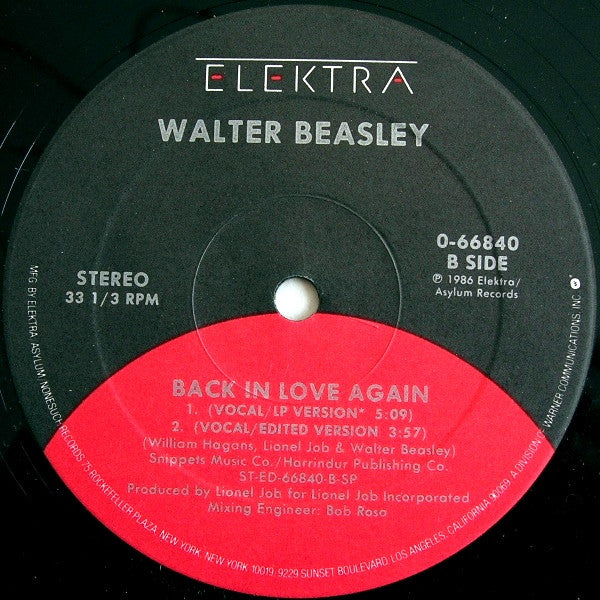 Walter Beasley : Back In Love Again (12")