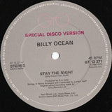 Billy Ocean : Stay The Night (Special Disco Version) (12")