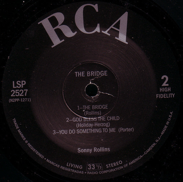 Sonny Rollins : The Bridge (LP, Album, RE)