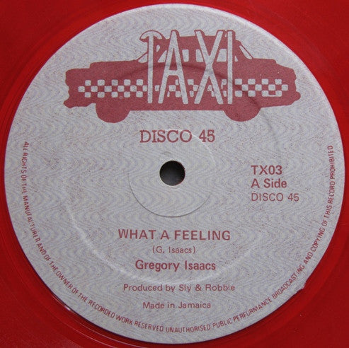 Gregory Isaacs : What A Feeling (12", Red)