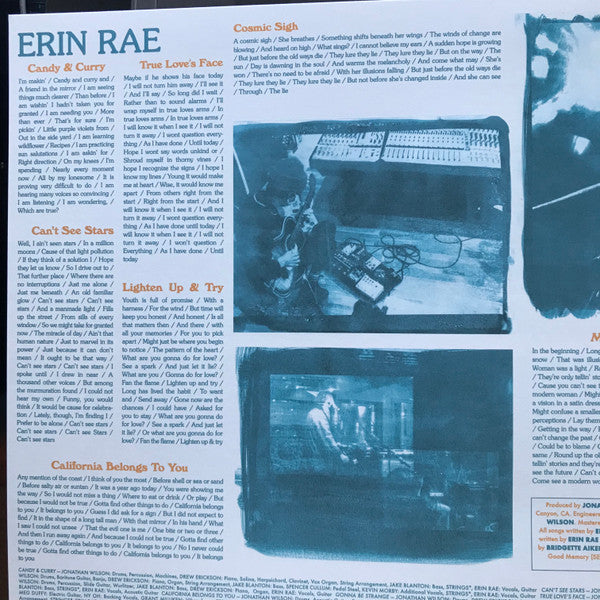 Erin Rae : Lighten Up (LP, Album, Gat)