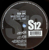 Run DMC* : Walk This Way / It's Like That (12", RE, RP)