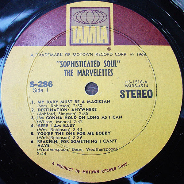 The Marvelettes : Sophisticated Soul (LP, Album)
