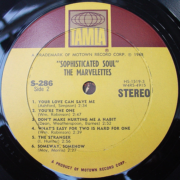 The Marvelettes : Sophisticated Soul (LP, Album)
