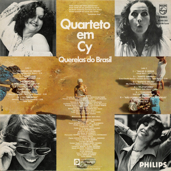 Quarteto Em Cy : Querelas Do Brasil (LP, Album)