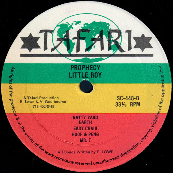 Little Roy : Prophesy (LP, Album)