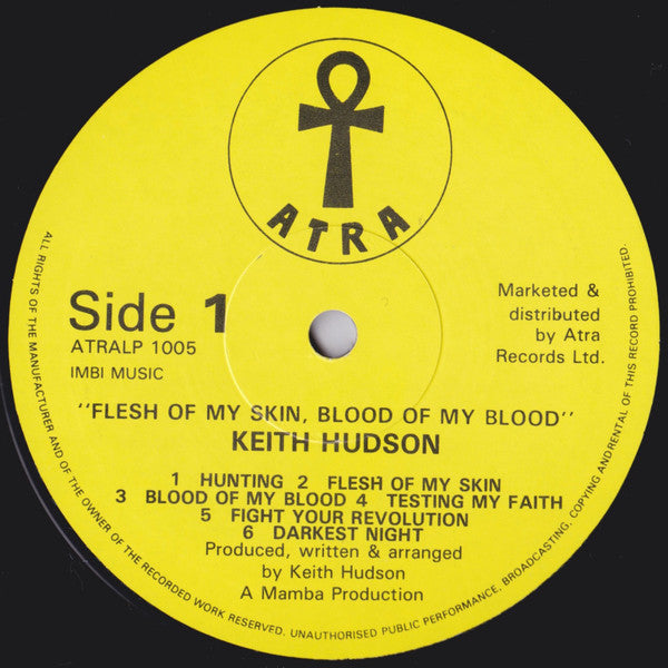 Keith Hudson : Flesh Of My Skin, Blood Of My Blood (LP, Album, RE)