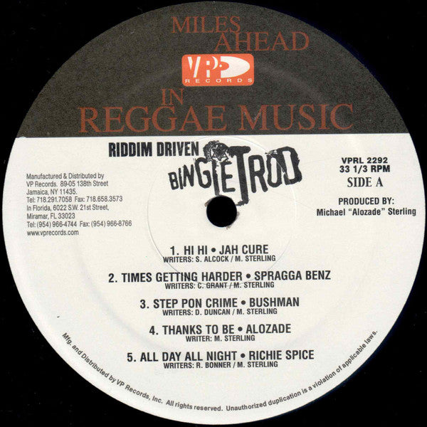 Various : Bingie Trod (2xLP, Comp)