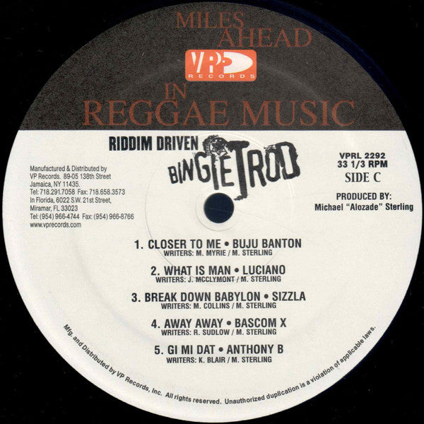 Various : Bingie Trod (2xLP, Comp)