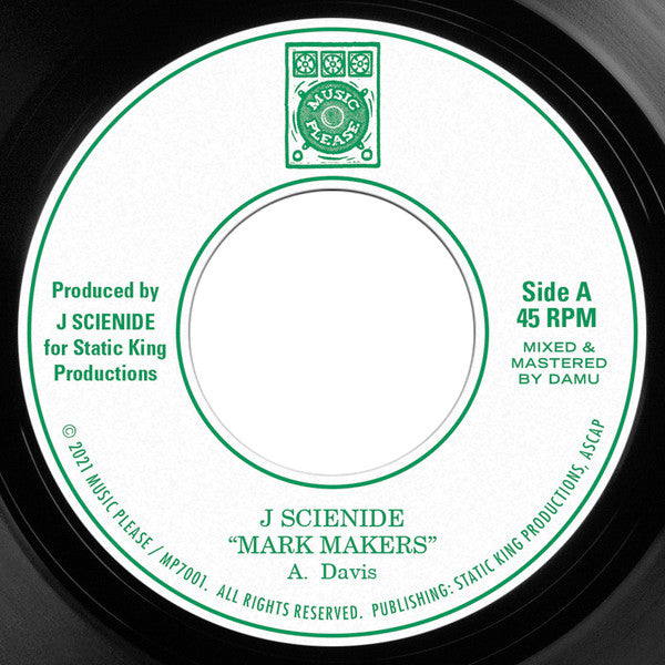 J Scienide* : Mark Makers / Troubled Waters (7", Single)