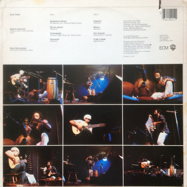 Egberto Gismonti / Naná Vasconcelos : Duas Vozes (LP, Album)