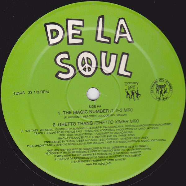 De La Soul : Buddy / The Magic Number (12", RE)