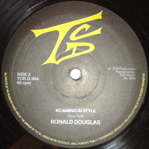 Tony Tuff / Ronald Douglas (2) : Stop My Roaming / Roaming In Style (12")