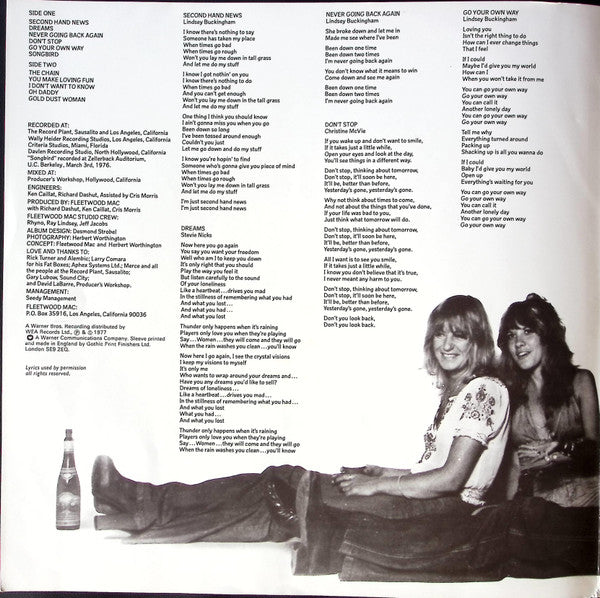 Fleetwood Mac : Rumours (LP, Album, wit)