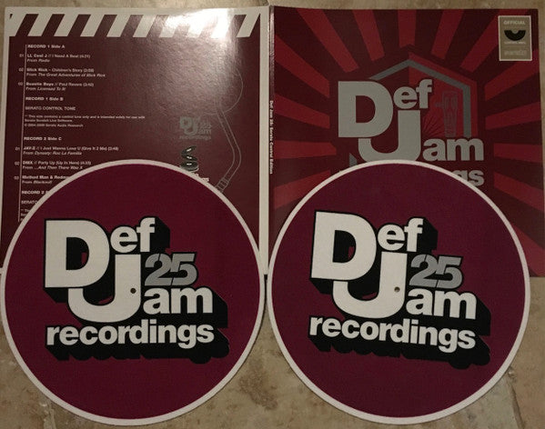 Various : Def Jam 25: Serato Control Edition Vinyl Pack (2x12", Ltd, Tra)