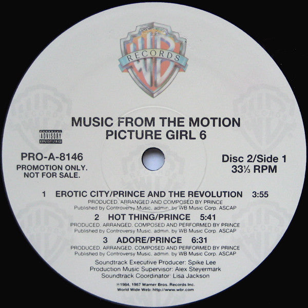 Various : (Music From The Motion Picture) Girl 6 (2xLP, Comp, Promo)