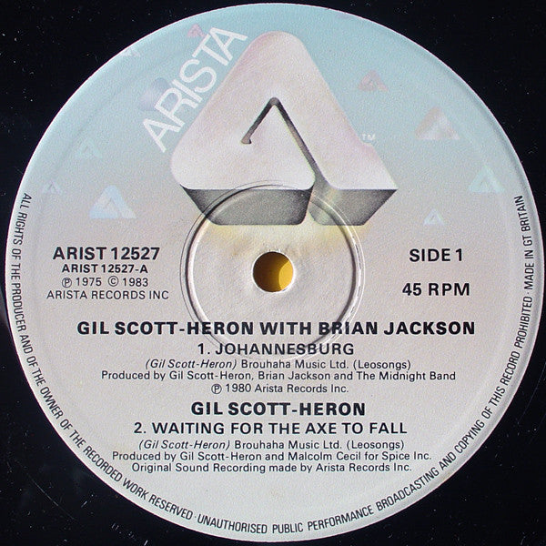 Gil Scott-Heron : Johannesburg (12")