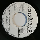 Ken Boothe / The Wailers : Don't Want To See You Cry / I Need You (7", RE)
