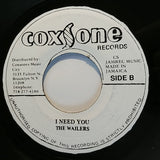 Ken Boothe / The Wailers : Don't Want To See You Cry / I Need You (7", RE)