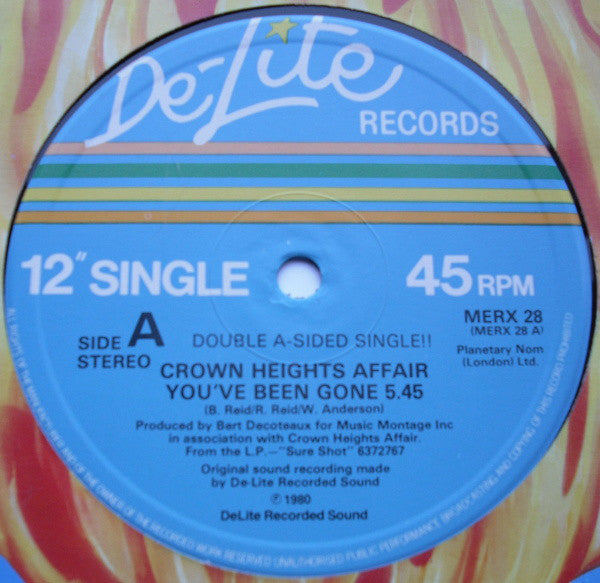Crown Heights Affair : You've Been Gone / Far Out (12", Single)
