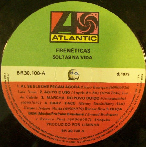 Frenéticas : Soltas Na Vida (LP)