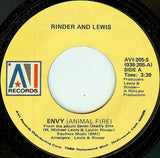 Rinder And Lewis* : Envy (Animal Fire) (7", Styrene, She)