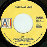 Rinder And Lewis* : Envy (Animal Fire) (7", Styrene, She)