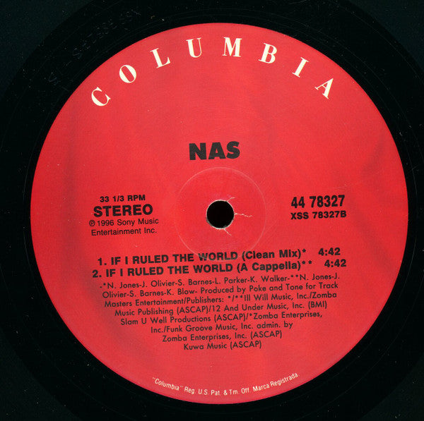 Nas : If I Ruled The World (12")
