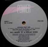 M.C. Miker "G" & Deejay Sven* : Holiday Rap (12")