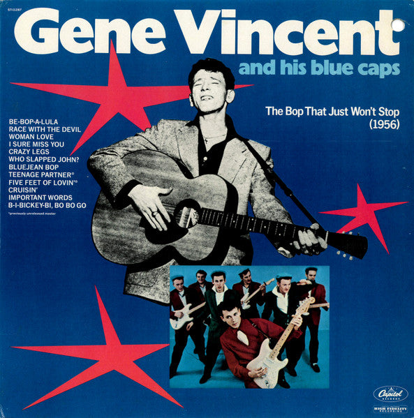 Gene Vincent And His Blue Caps* : The Bop That Just Won't Stop (1956) (LP, Comp, Mono, RE)