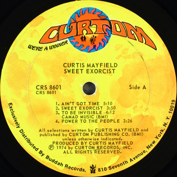 Curtis Mayfield : Sweet Exorcist (LP, Album, Pre)