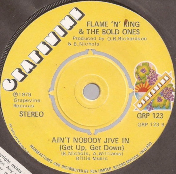 Flame 'N' King & The Bold Ones : Ho Happy Day (7")