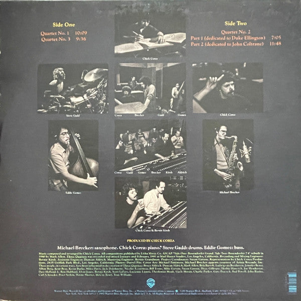 Chick Corea : Three Quartets  (LP, Album)