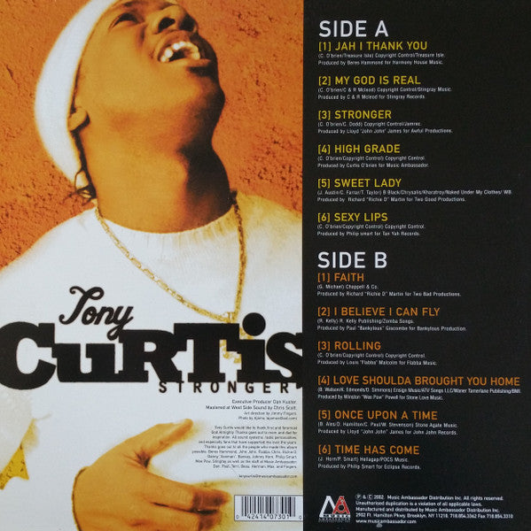 Tony Curtis : Stronger (LP, Album)