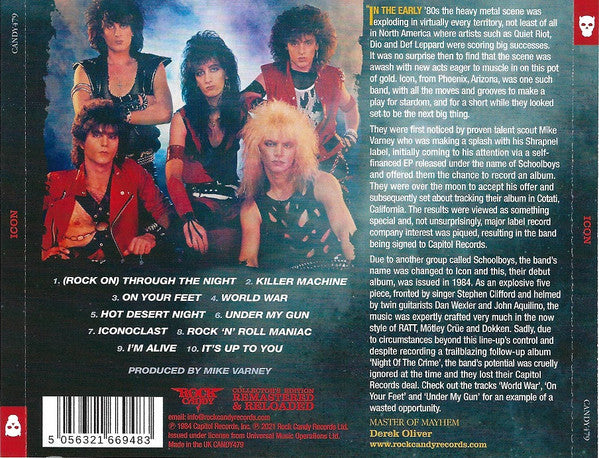 Icon (20) : Icon (CD, Album, RE, RM)