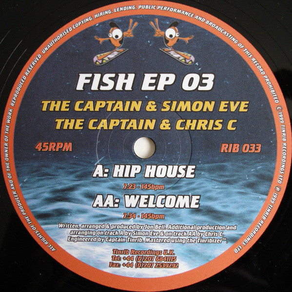 Captain Tinrib & Simon Eve / Chris C : Fish EP 03 (12", EP)