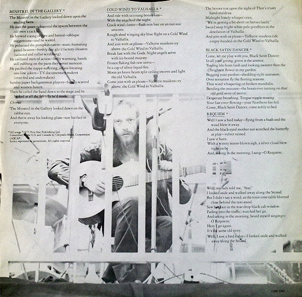 Jethro Tull : Minstrel In The Gallery (LP, Album)