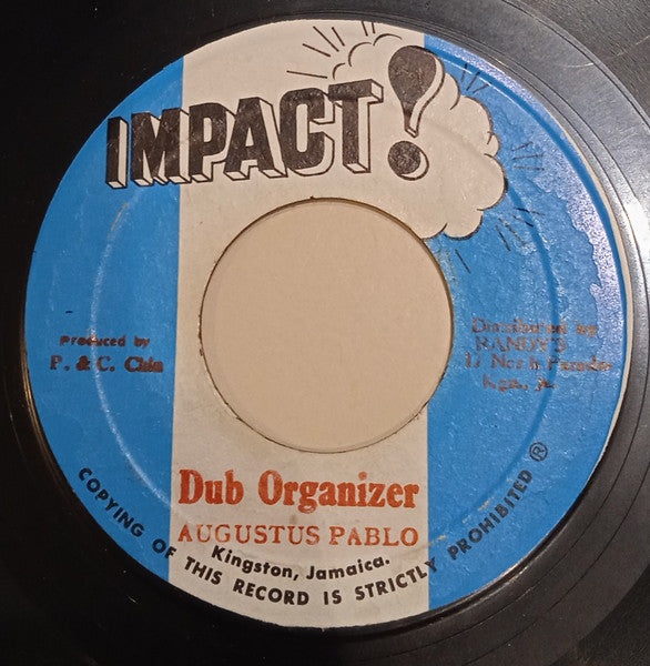 Augustus Pablo : Too Late / Dub Organizer (7")