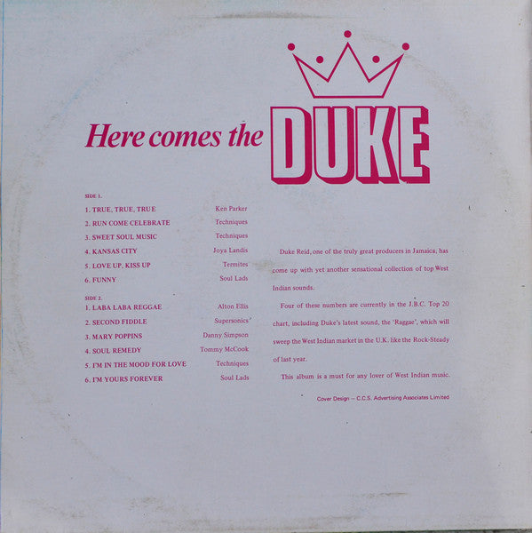 Various : Here Comes The Duke (LP, Comp, RE)