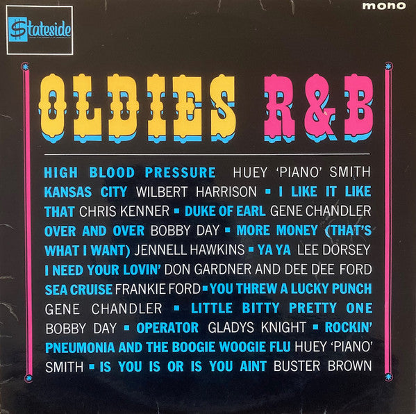 Various : Oldies R & B (LP, Comp, Mono)