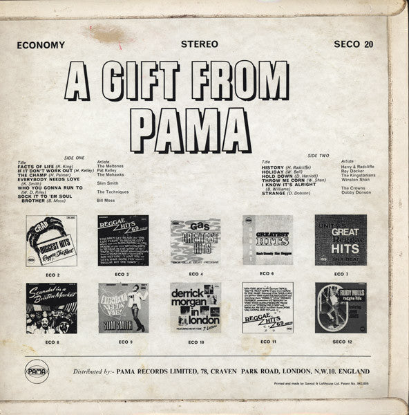 Various : A Gift From Pama (LP, Comp)