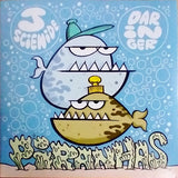 J. Scienide* / Daringer : Piranhas (7", Blu)