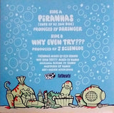 J. Scienide* / Daringer : Piranhas (7", Blu)