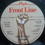 Culture : Natty Get Weary (7", Single)