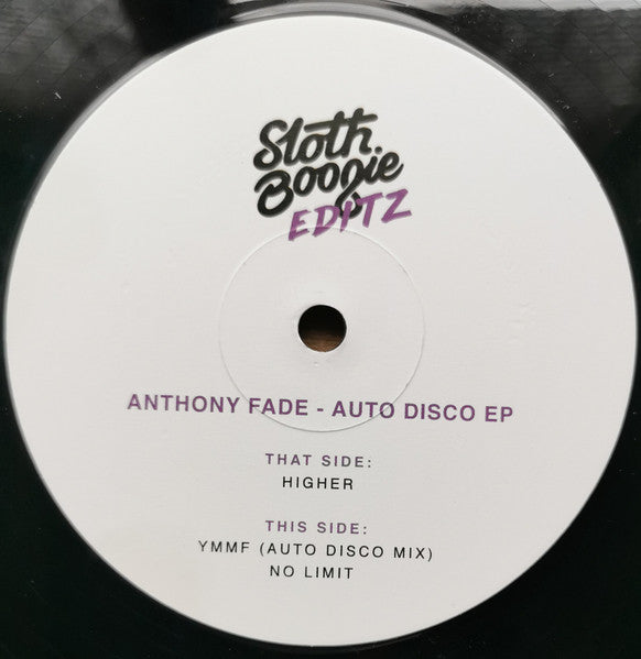 Anthony Fade : Auto Disco EP (12", EP)