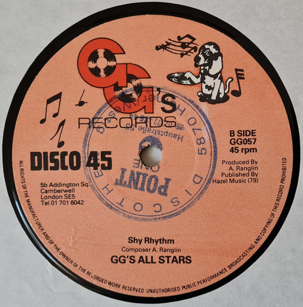 Jackie Brown & Jah Lloyd  / G.G. Allstars : Am Too Shy / Shy Rhythm (12", Single)