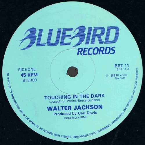 Walter Jackson : Touching In The Dark / It's Cool (12")