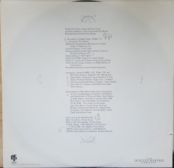 Dave Grusin And Don Grusin : Sticks And Stones (LP)
