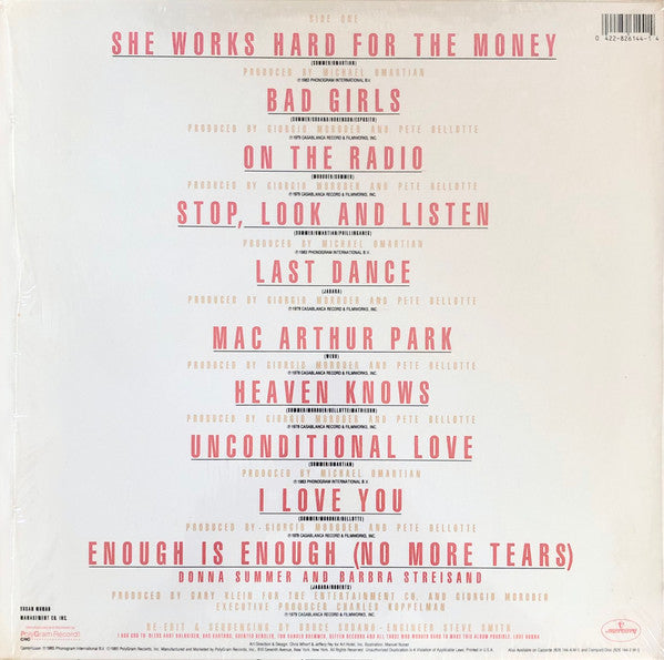 Donna Summer : The Summer Collection (Greatest Hits) (LP, Comp, Club, CRC)