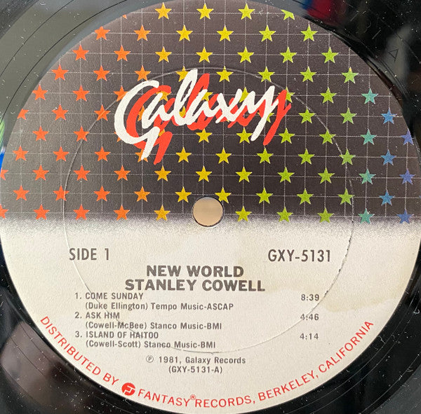 Stanley Cowell : New World (LP, Album)